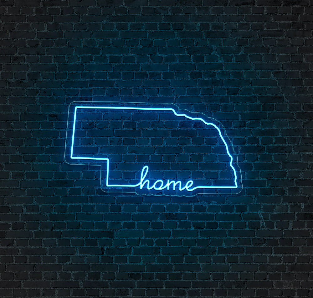 Nebraska LED Neon Sign