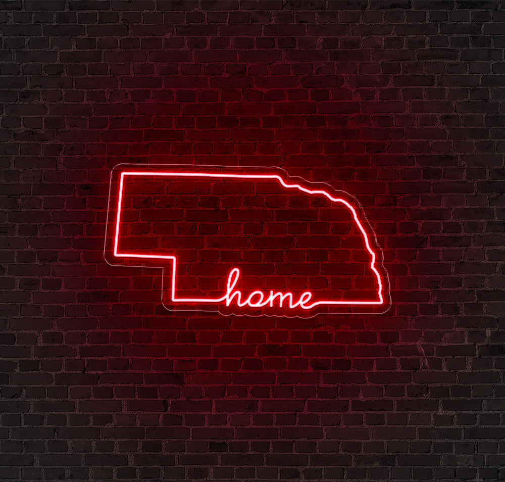 Nebraska LED Neon Sign