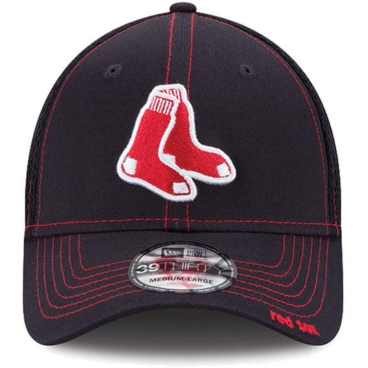 Boston Red Sox - Navy Blue Neo 39Thirty Stretch Fit Hat, New Era