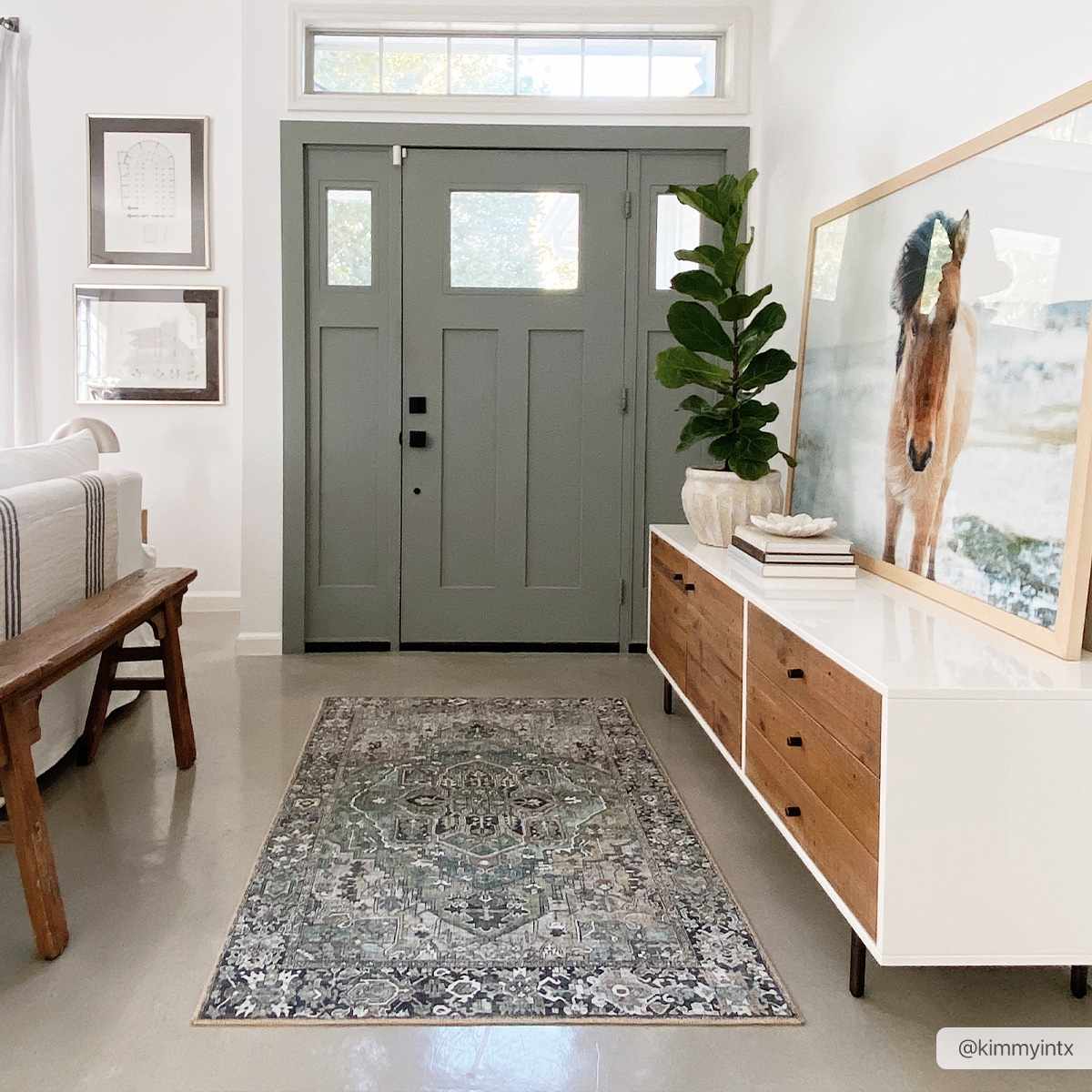 Neyland Sage Green Area Rug-4