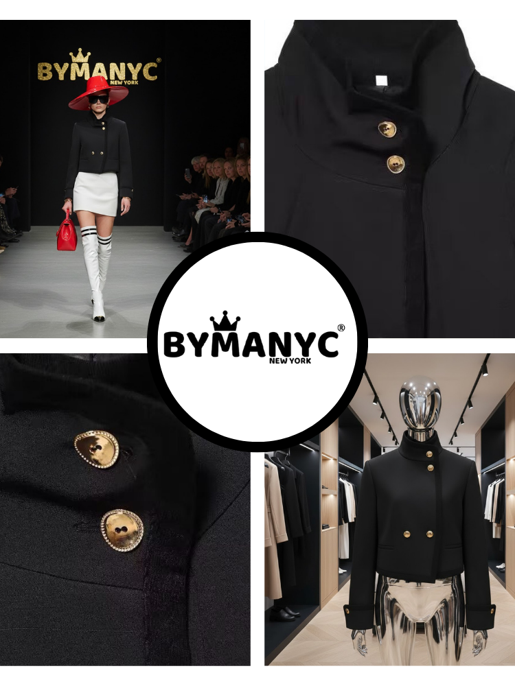 Noir Avant-Garde Jacket • FIFTH AVE New Collection BYMANYC ® New York-2