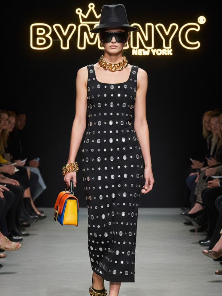 Noir Crystal Column • UPPER EAST New Collection BYMANYC ® New York-0
