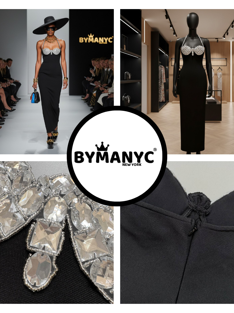 Noir Diamond Halter • MIDTOWN New Collection BYMANYC ® New York-1