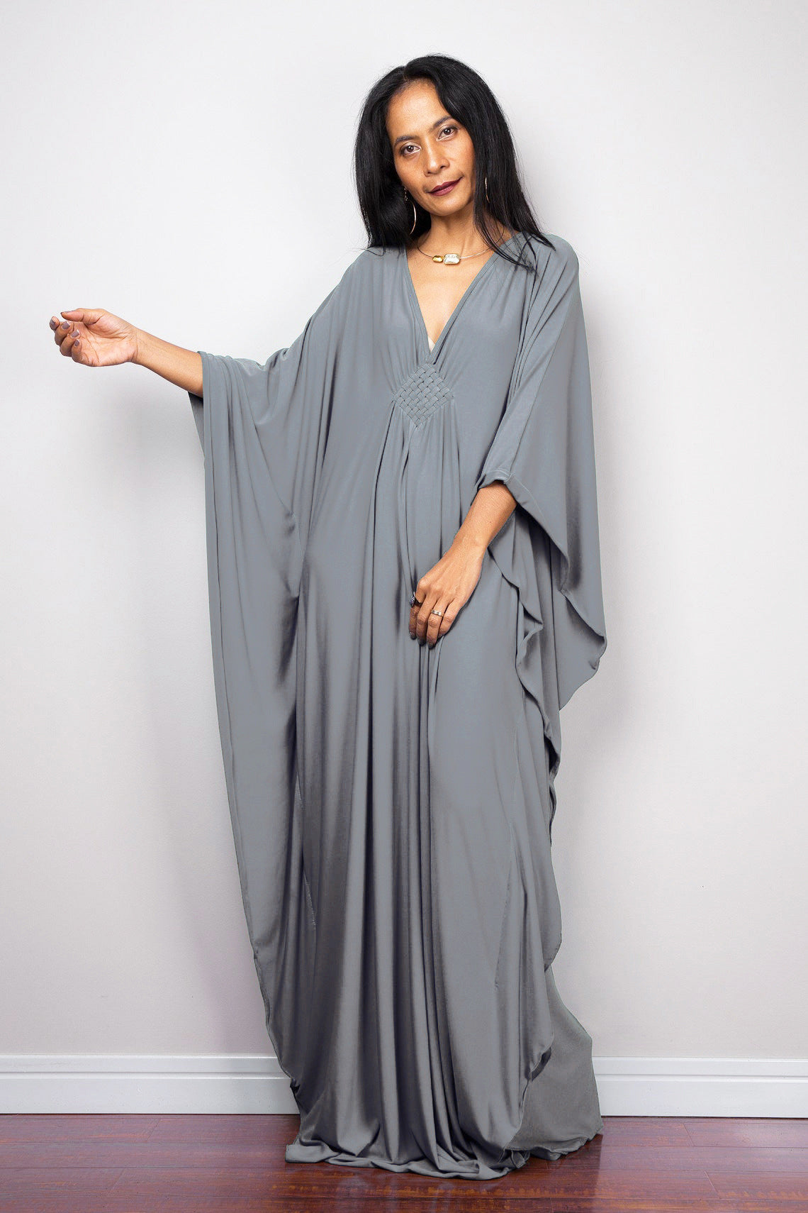 Center-Knit Beach Dress ¨C Loose Vacation Robe, Bikini Sun Protection Cover-Up for Women