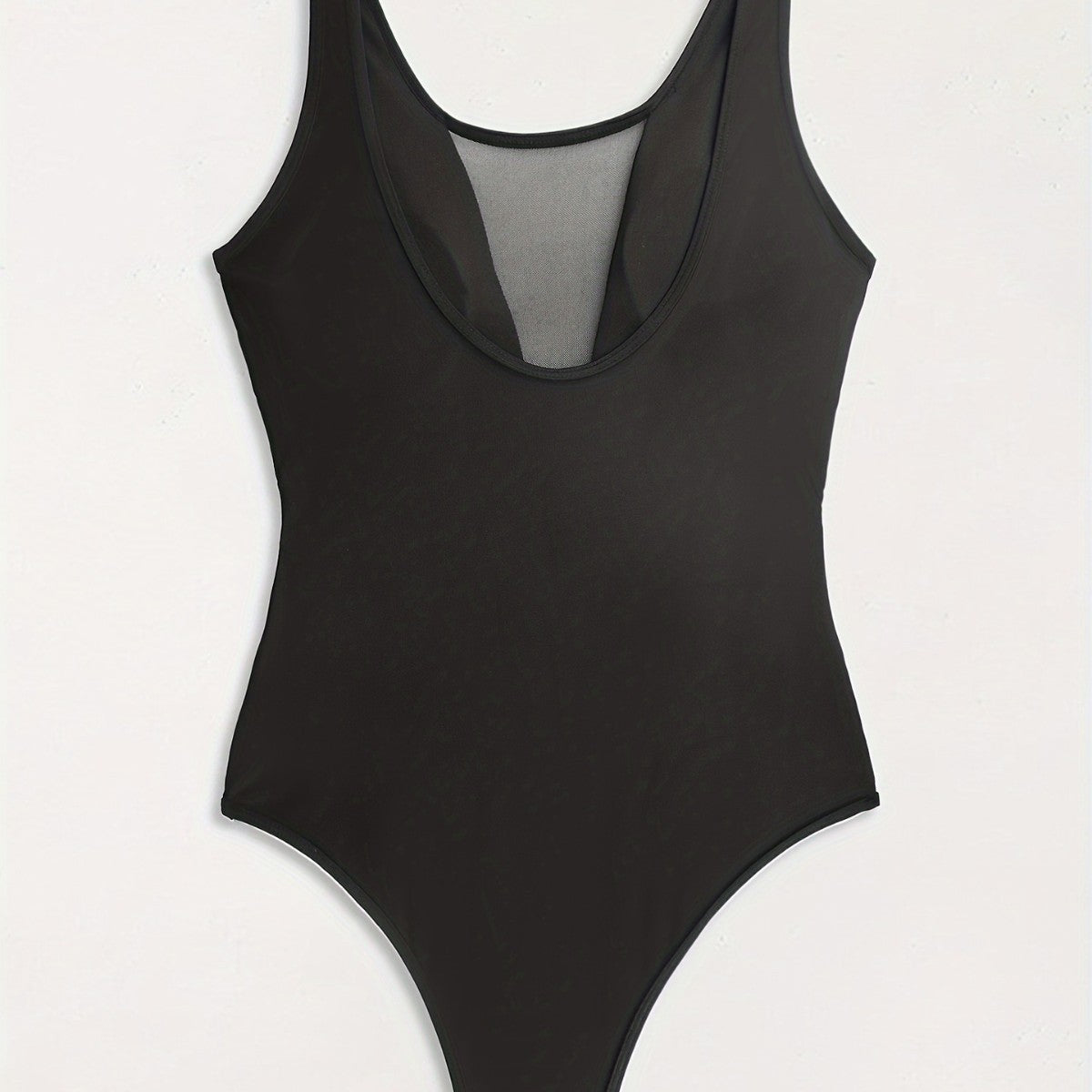 Black Tight Triangle One-piece Swimsuit Women's
