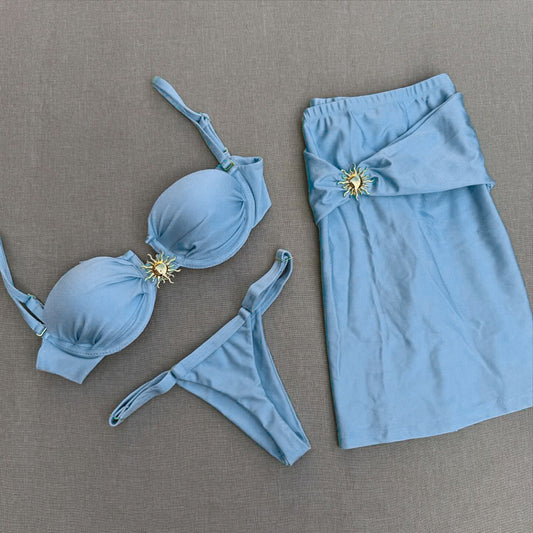 Three Piece Sets Bikini Sexy Bikini Split Women Swimsuit