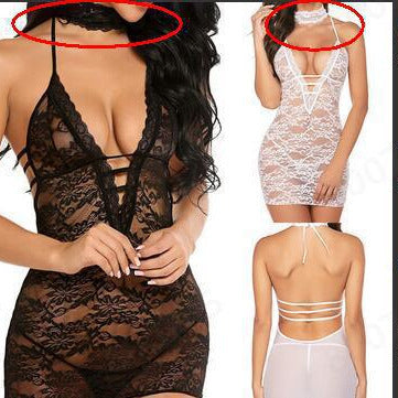 Best Selling Plus Size Lingerie Lace Hollow Out See Through Sexy Nightgown