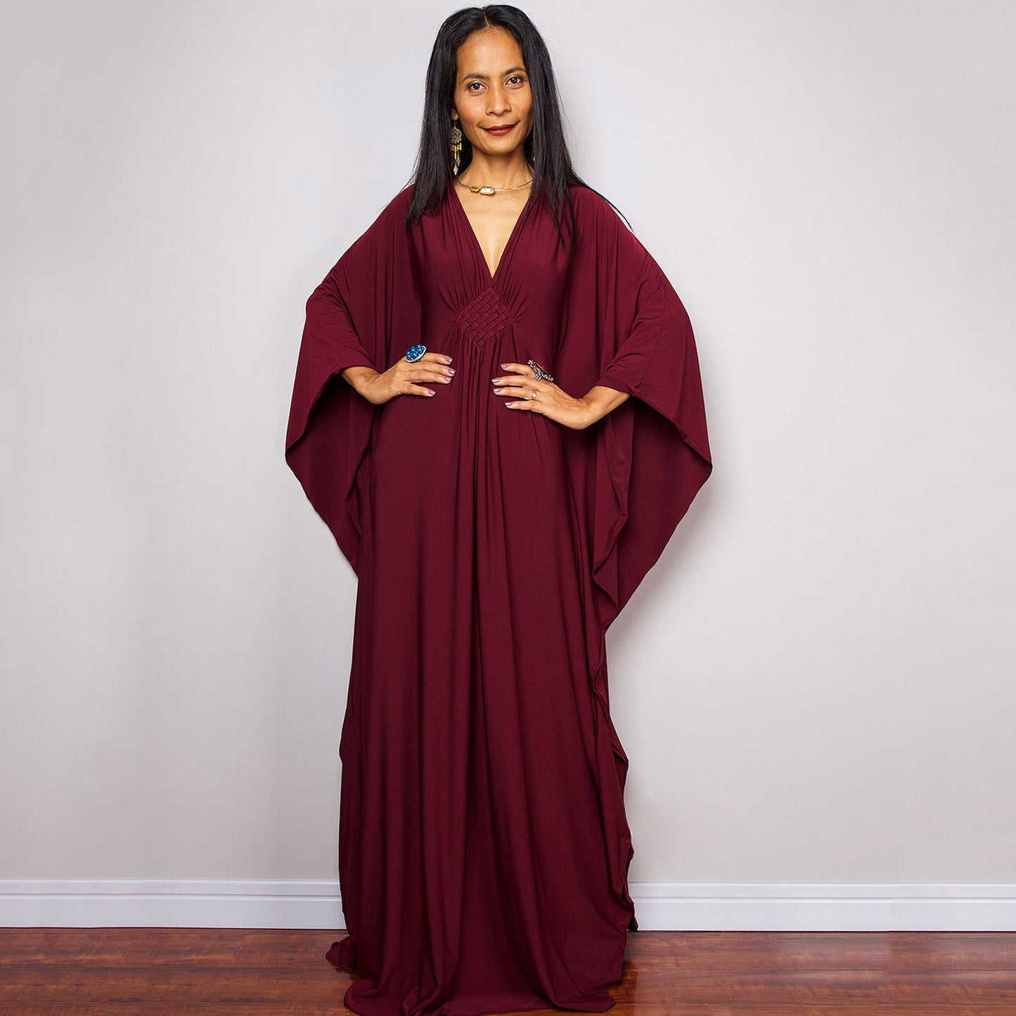 Center-Knit Beach Dress ¨C Loose Vacation Robe, Bikini Sun Protection Cover-Up for Women
