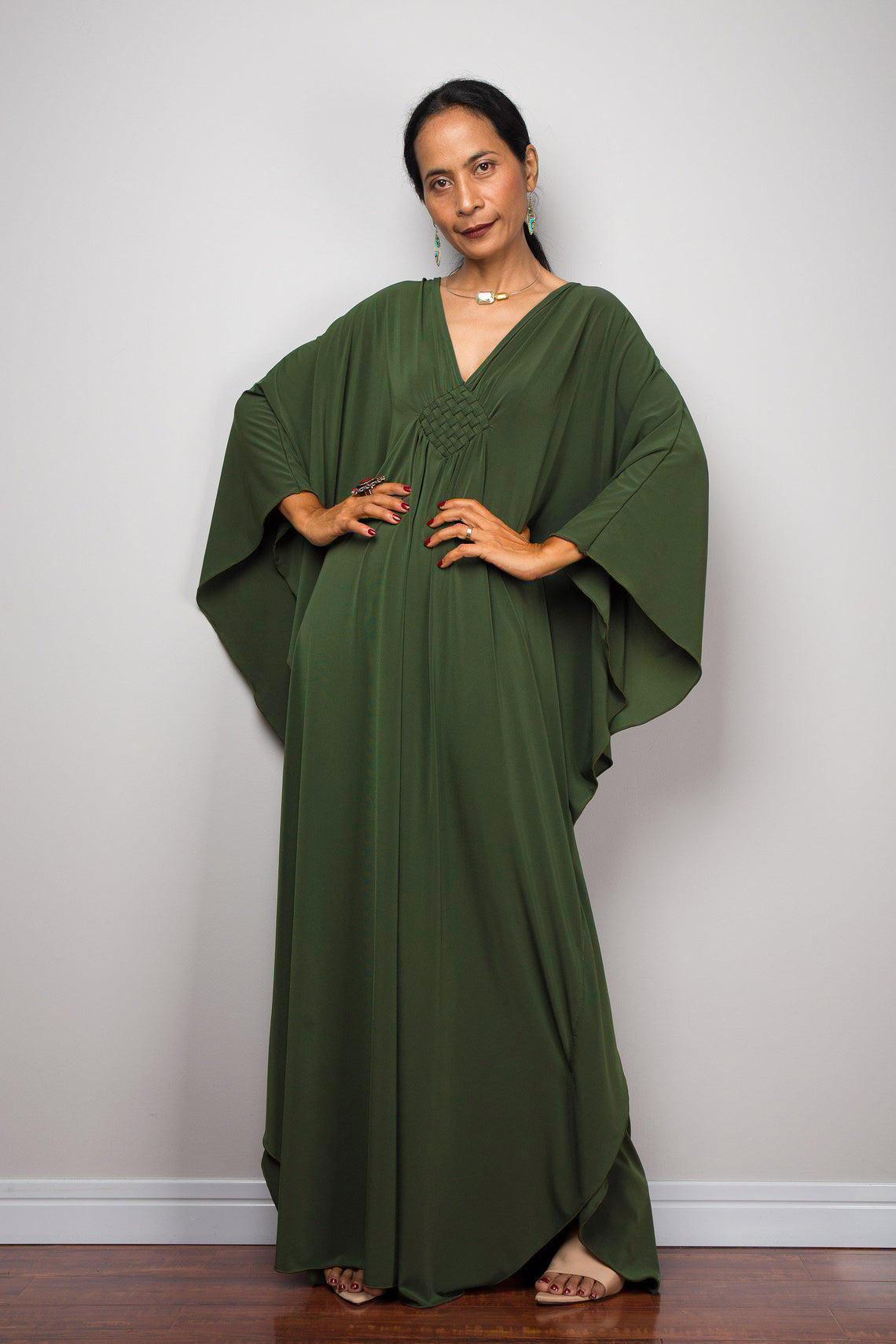 Center-Knit Beach Dress ¨C Loose Vacation Robe, Bikini Sun Protection Cover-Up for Women