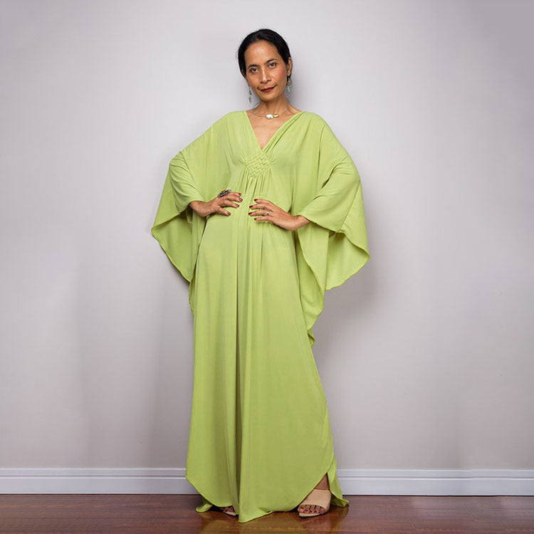 Center-Knit Beach Dress ¨C Loose Vacation Robe, Bikini Sun Protection Cover-Up for Women