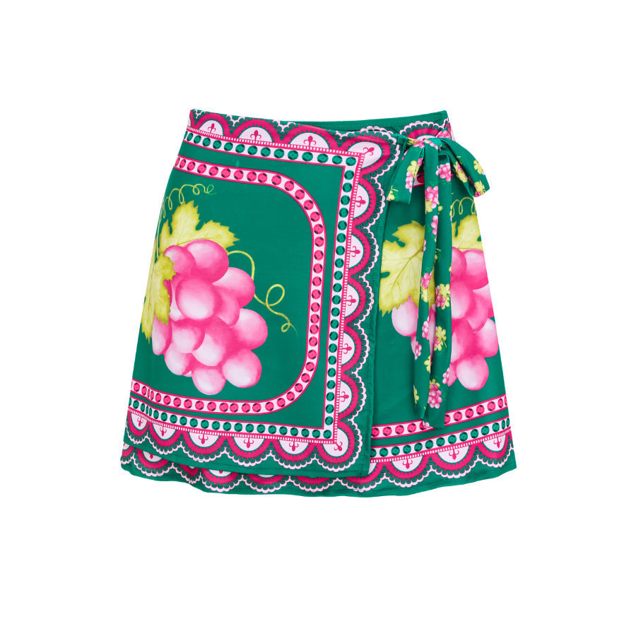 Ruffled One Piece Swimsuit Vacation Women