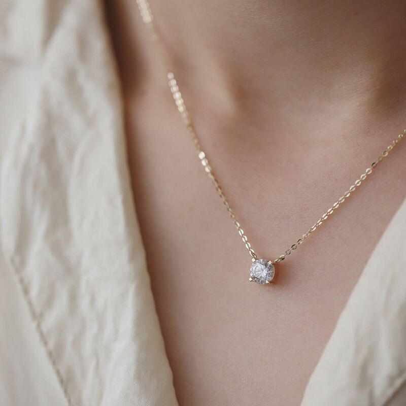 Women's Super Flash Temperament Entry Lux Clavicle Chain Necklaces