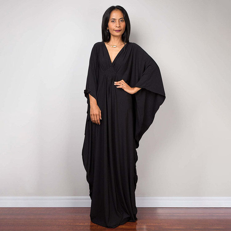 Center-Knit Beach Dress ¨C Loose Vacation Robe, Bikini Sun Protection Cover-Up for Women