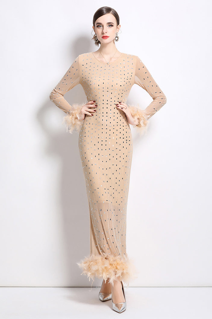 WOMEN FASHION MAXI PARTY DRESS
