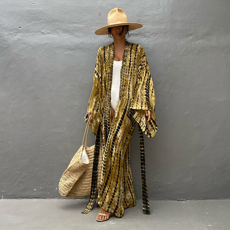Beach Cover-Up Kimono ¨C Women¡¯s Bikini Outerwear, Vacation Sarong Swimsuit Dress