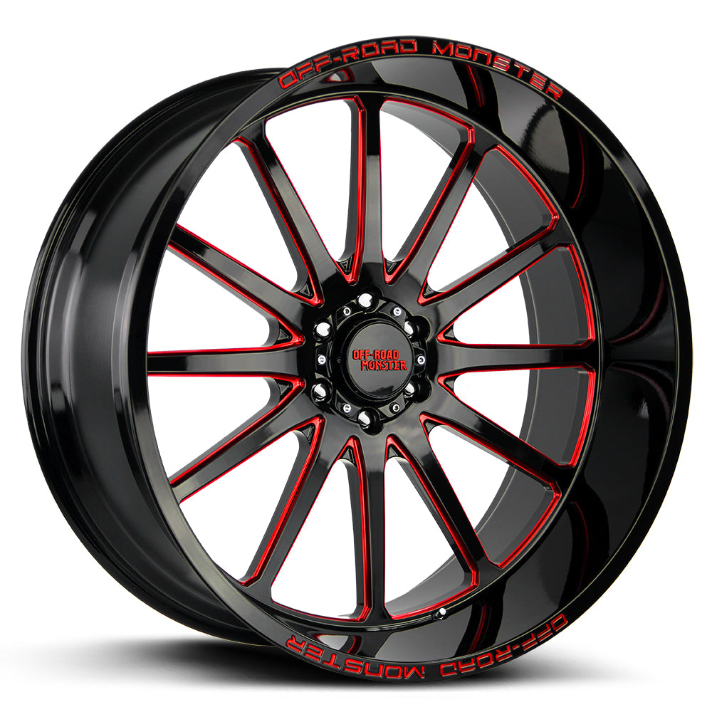 M26 Gloss Black Candy Red Milled-0