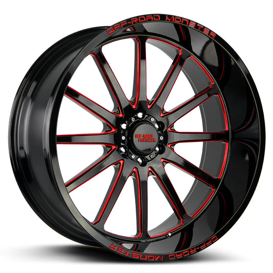 M26 Gloss Black Candy Red Milled-0