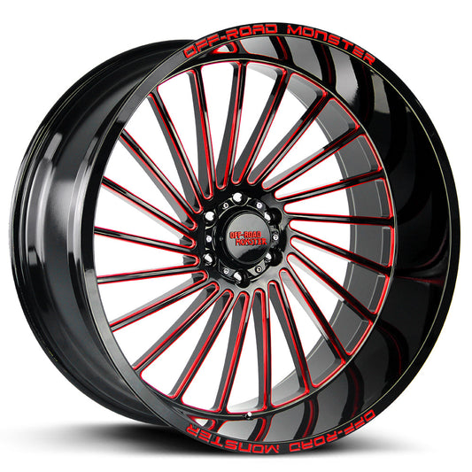 M27 Gloss Black Candy Red Milled-0