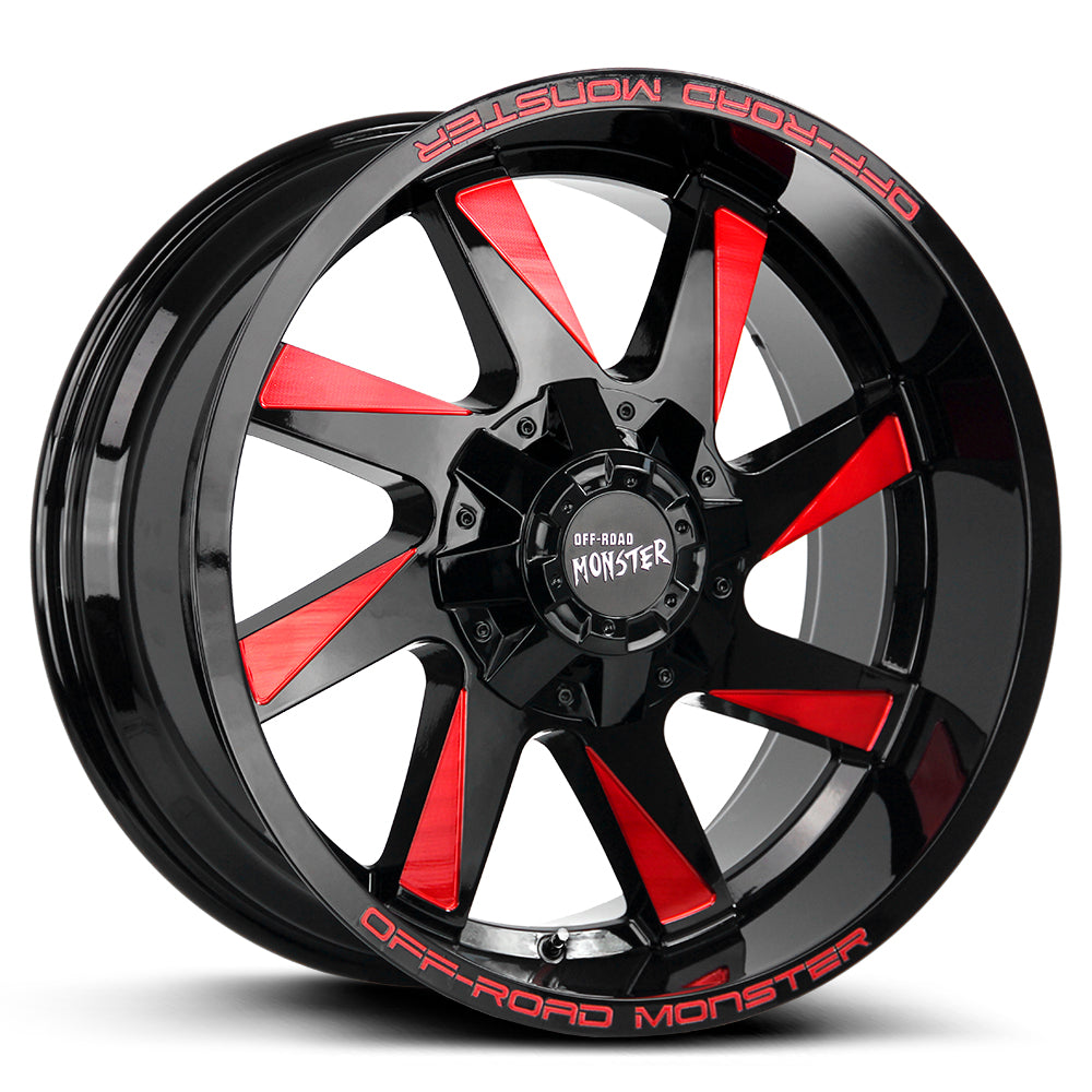 M80 Gloss Black Candy Red Milled-0