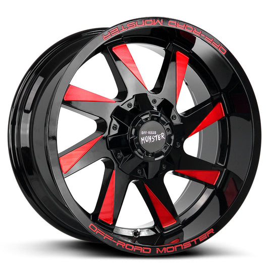 M80 Gloss Black Candy Red Milled-0