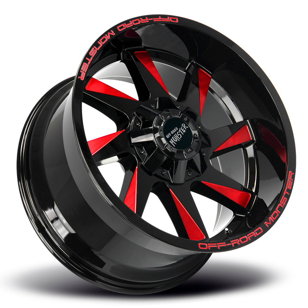 M80 Gloss Black Candy Red Milled-1