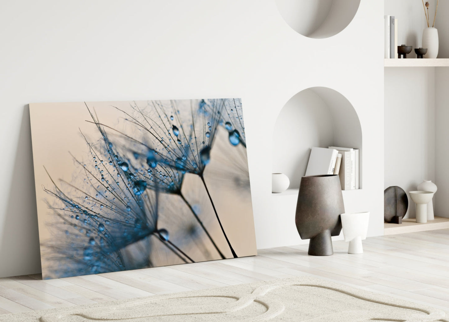 Flower Glass Wall Art