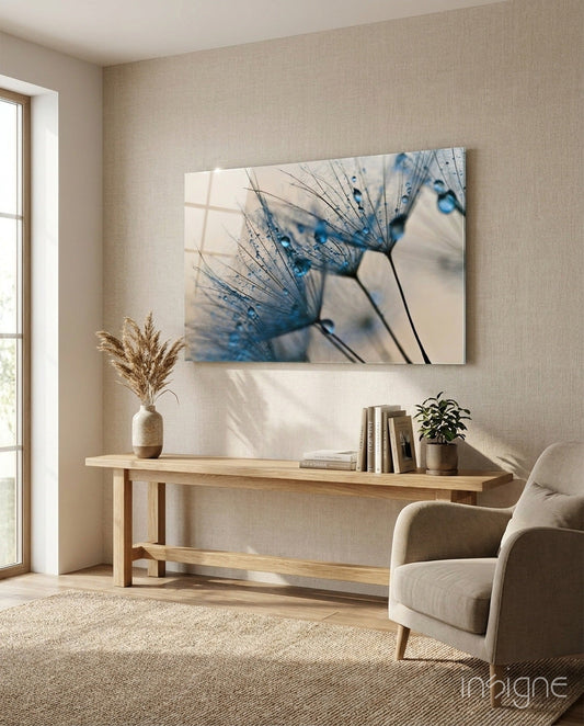 Flower Glass Wall Art