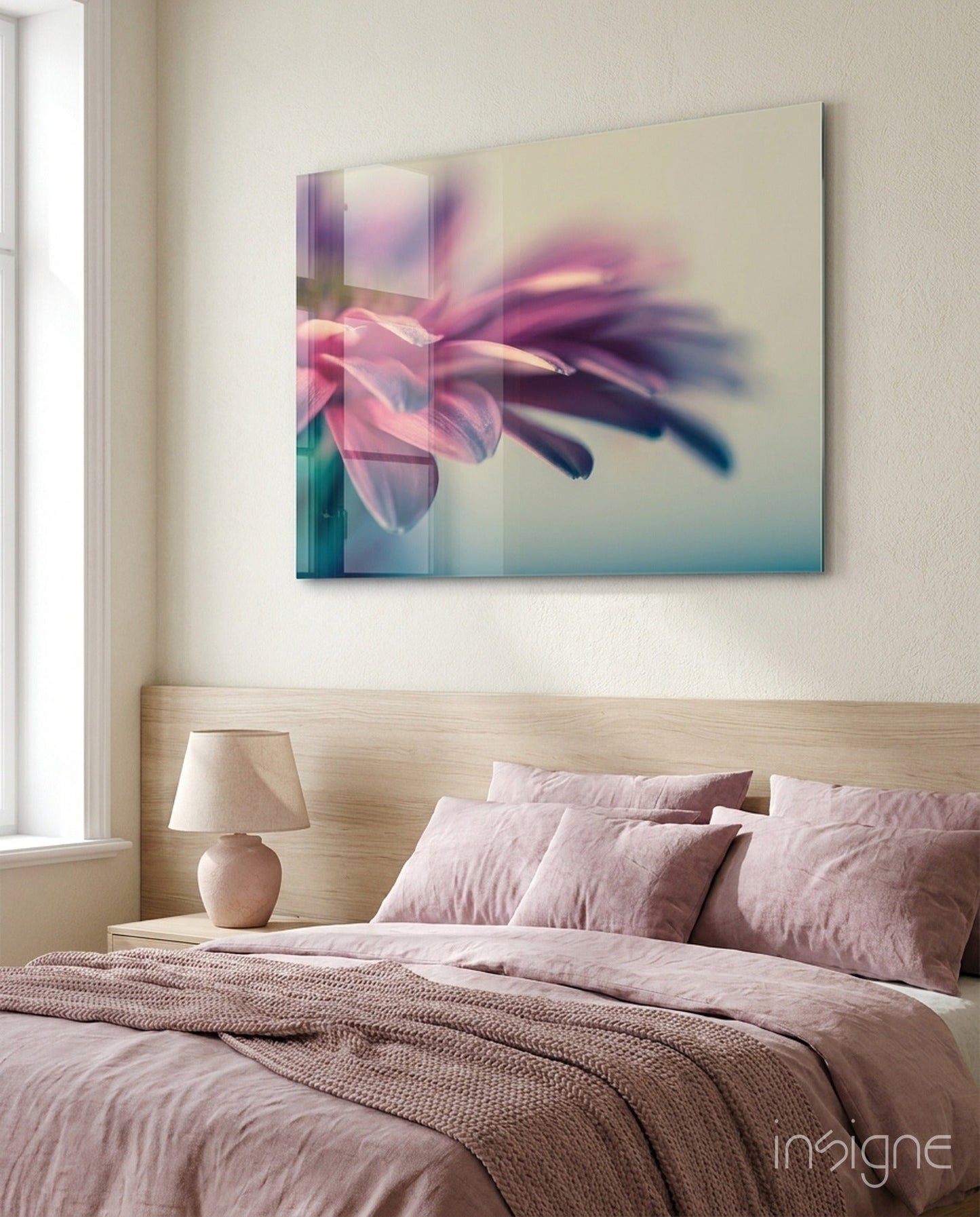 Flower Glass Wall Art
