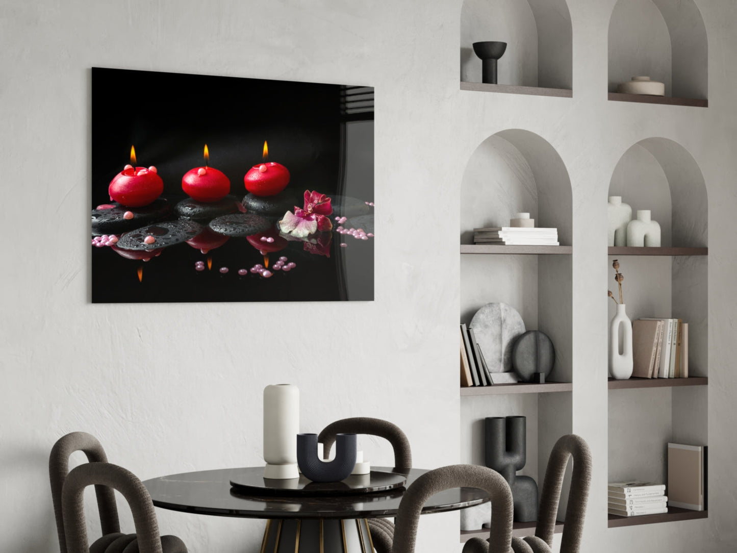 Spa Glass Wall Art