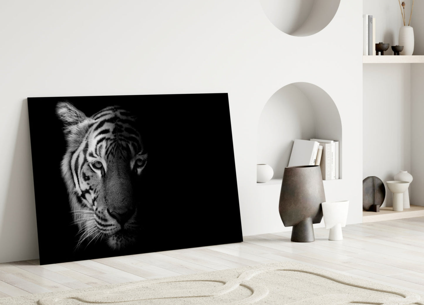 Tiger Glass Wall Art