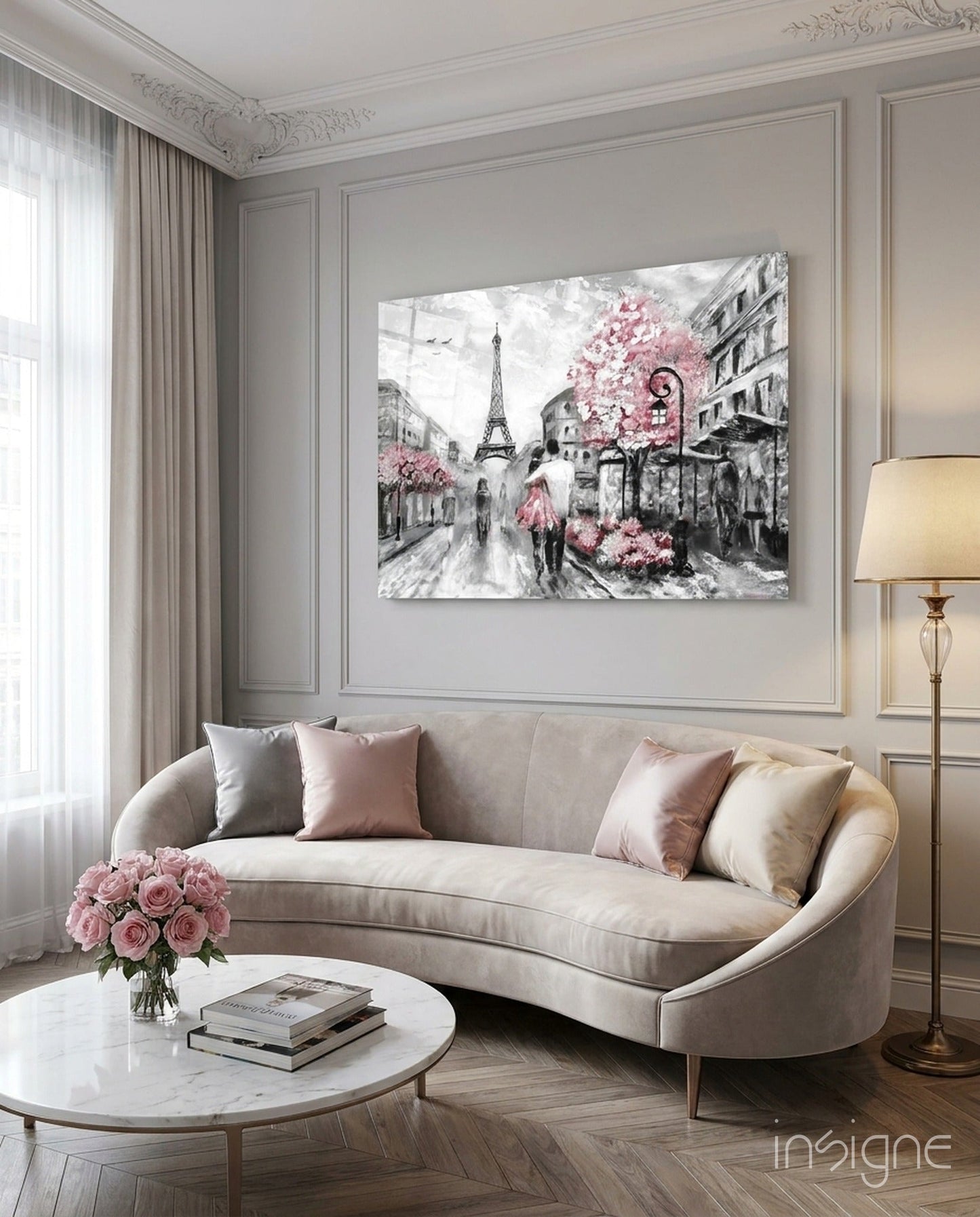 Paris Glass Wall Art