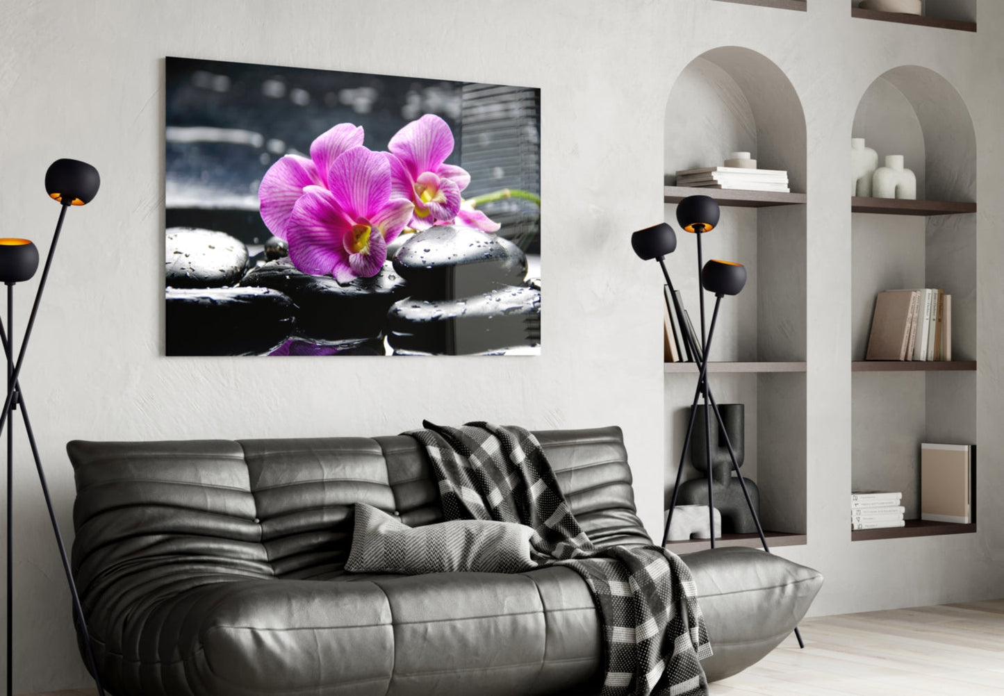 Spa Glass Wall Art