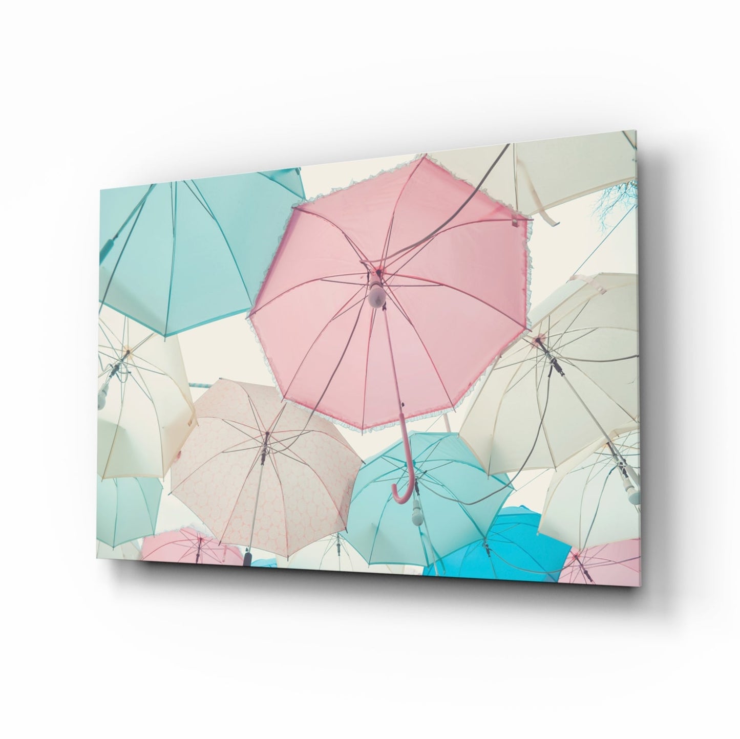 Umbrellas Glass Wall Art-0