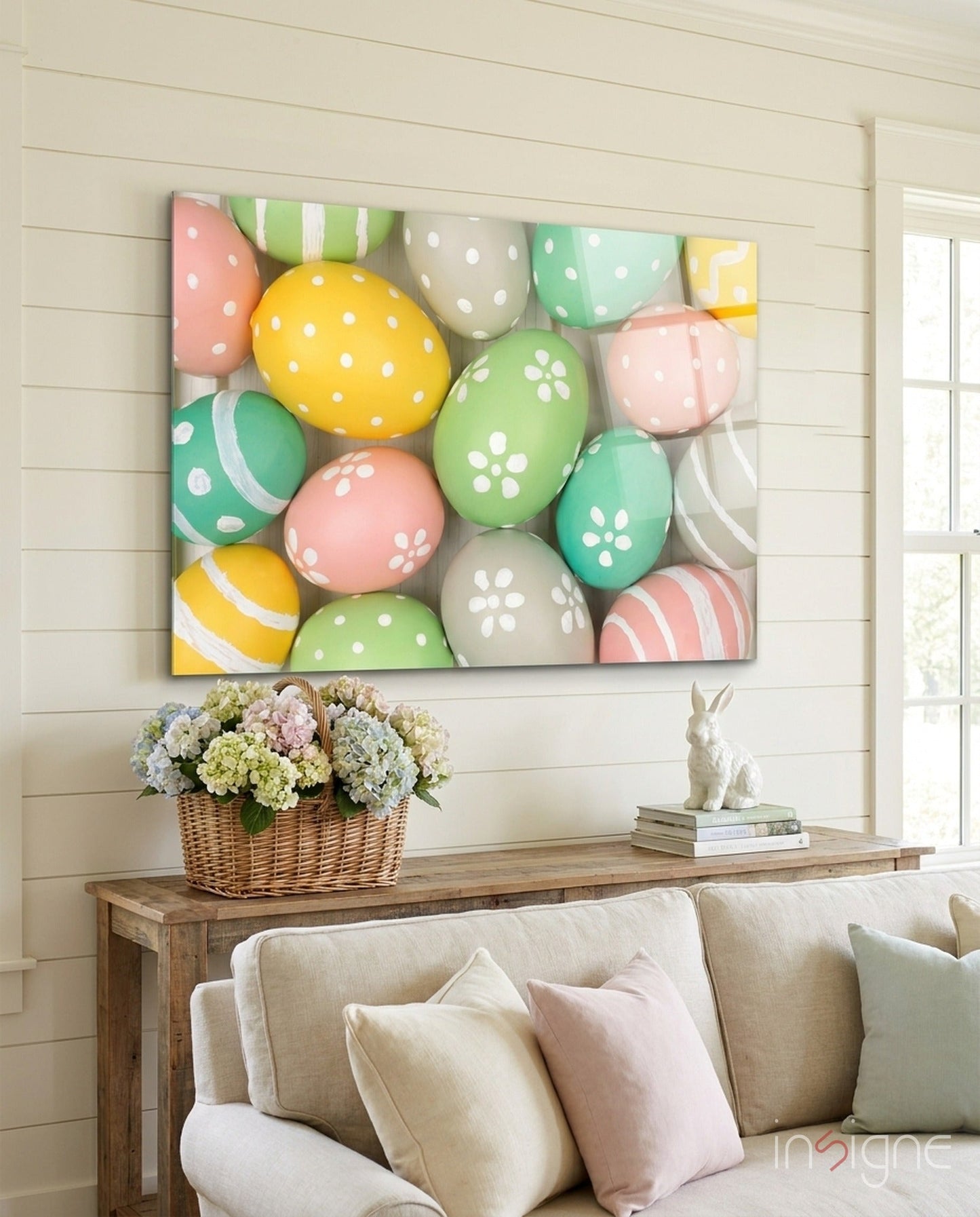 Eggs Glass Wall Art