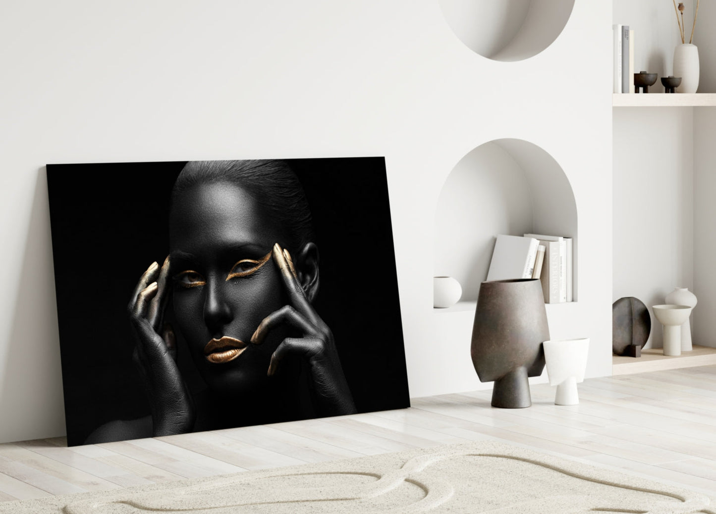 Woman Glass Wall Art