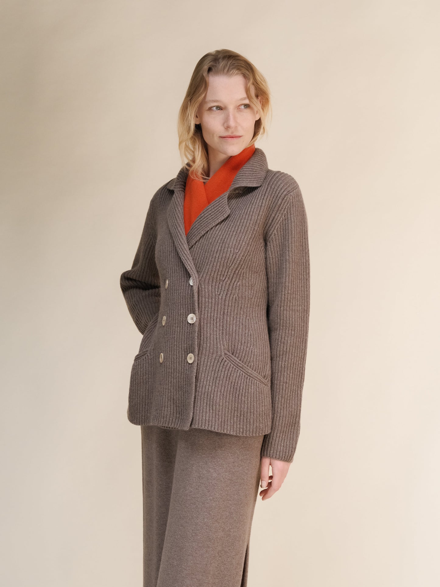 Cashmere Mix Jabot