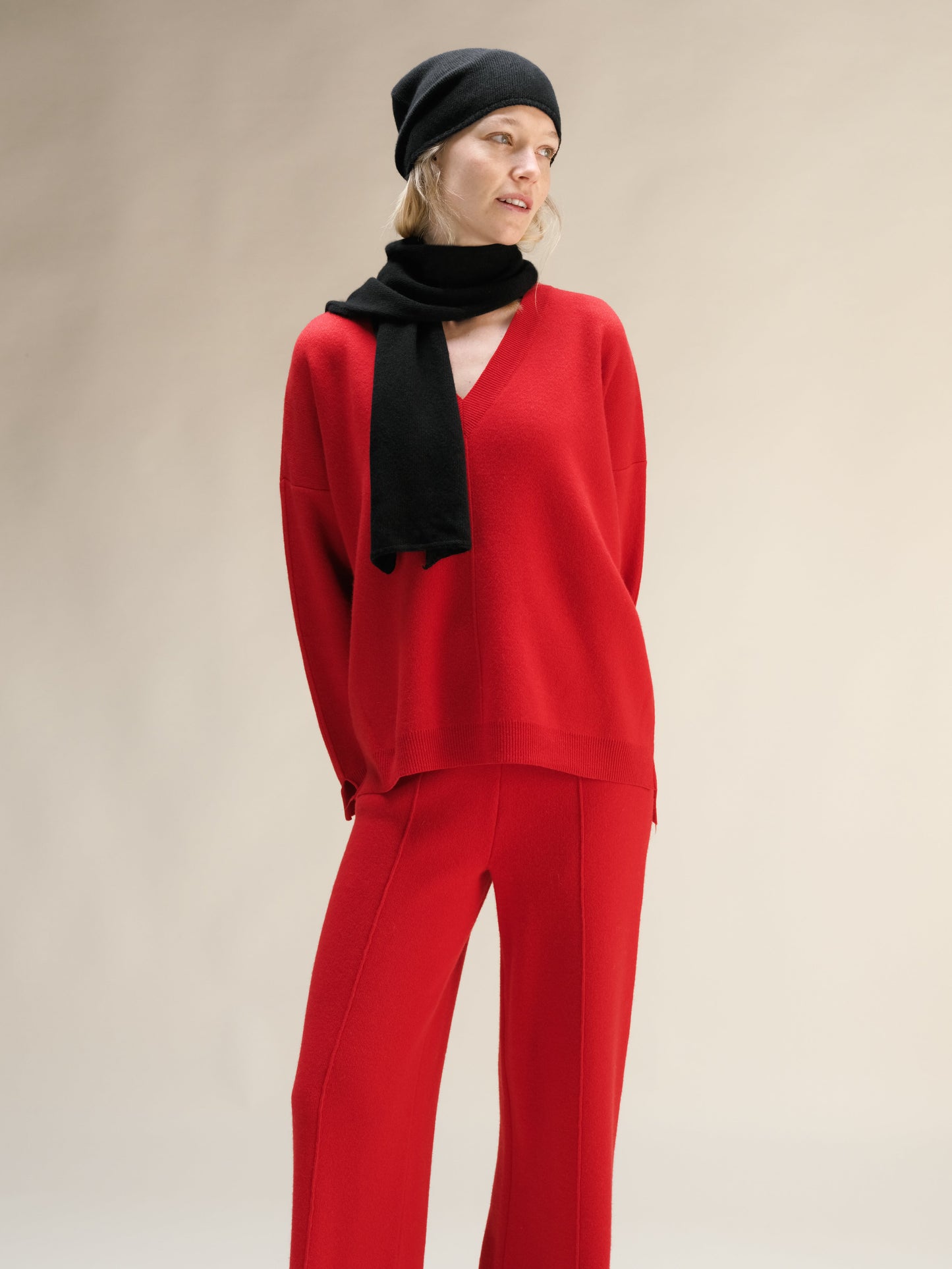 Cashmere Mix Jabot