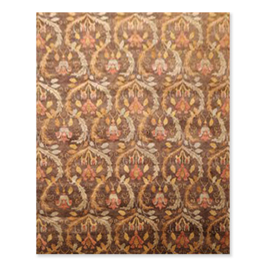 8' x 9’9" Hand Knotted 150 KPSI 100% Wool Oriental Area Rug by Brown-0