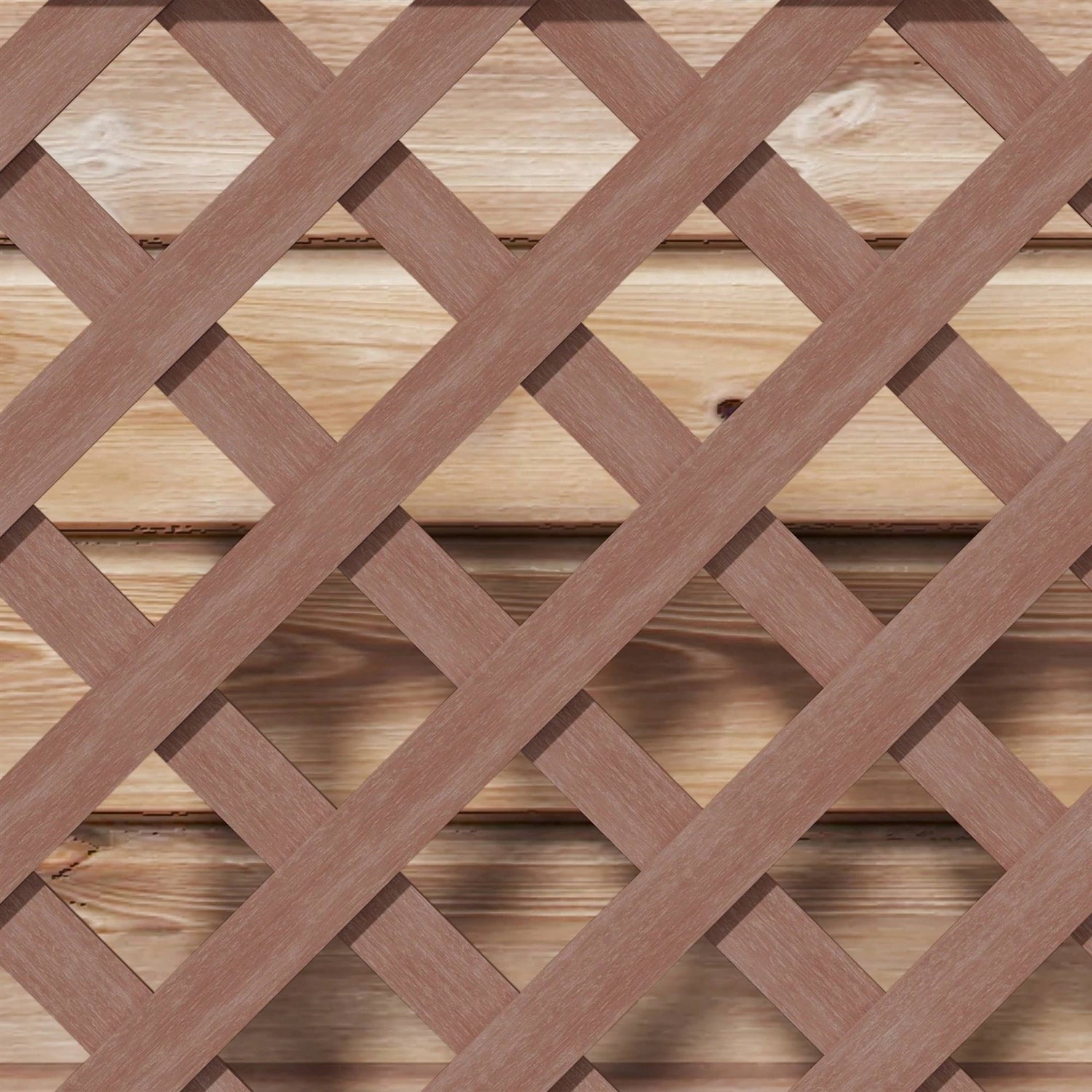 Outdoor Brown Wooden Raised Garden Bed Planter Box with Lattice Trellis-3
