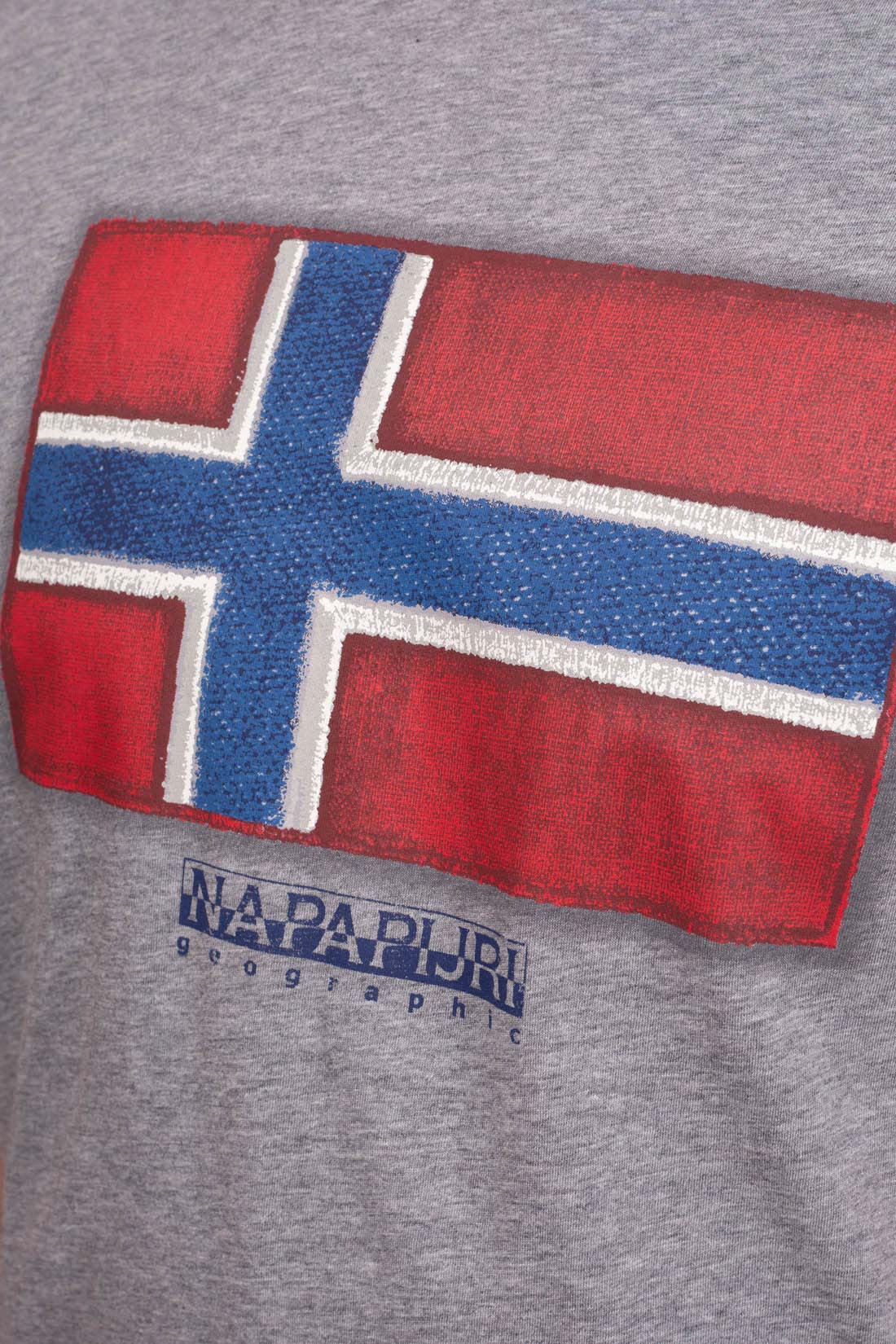 NAPAPIJRI - Men's logo flag T-shirt - Size S-17