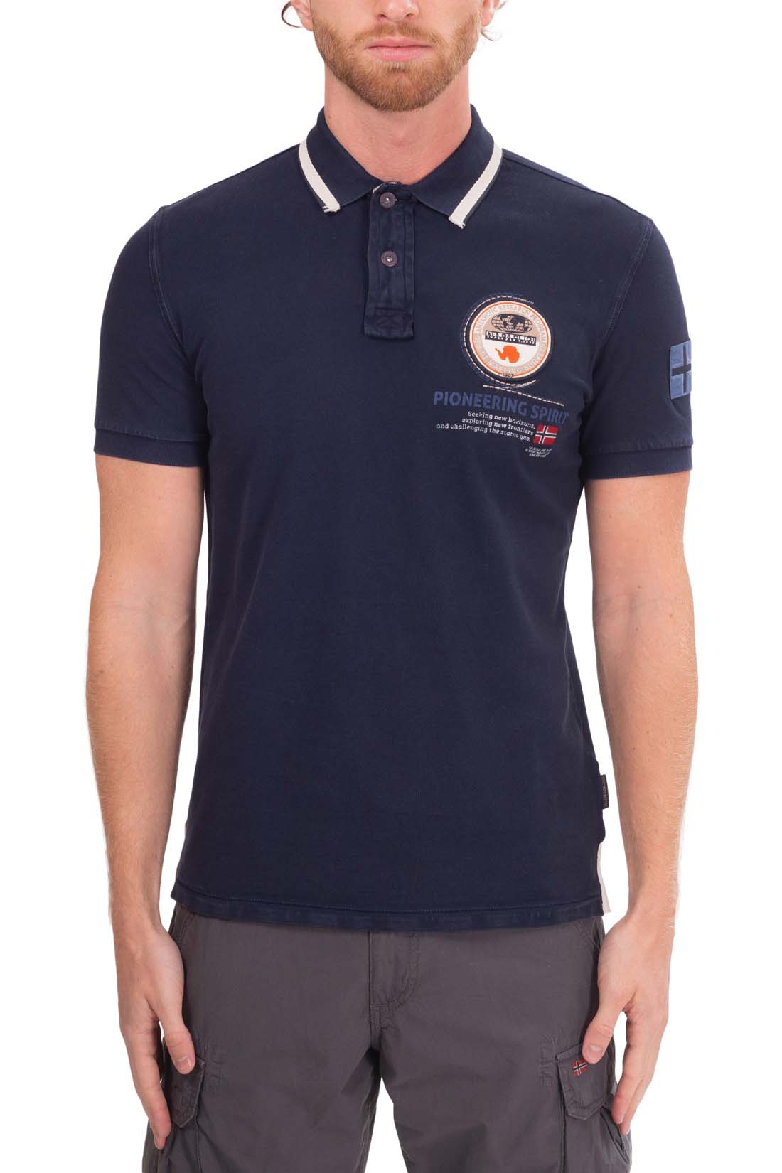 NAPAPIJRI - Men's Gandy polo shirt  - Size S-7