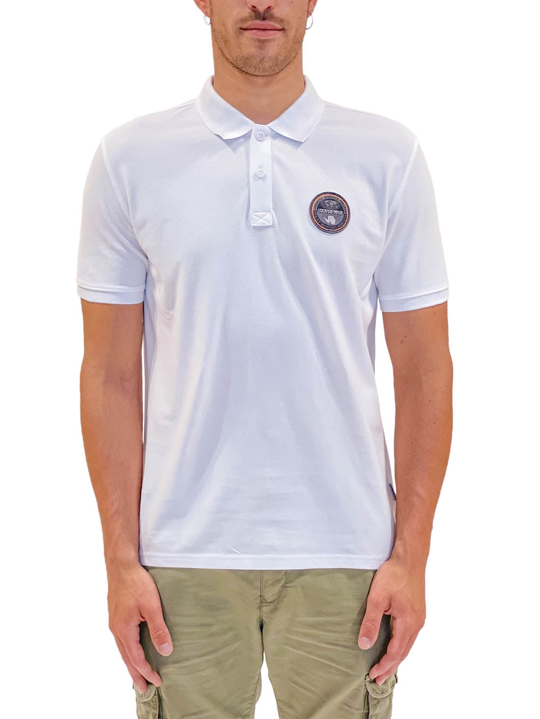 NAPAPIJRI - Men's badge polo shirt - Size S-9
