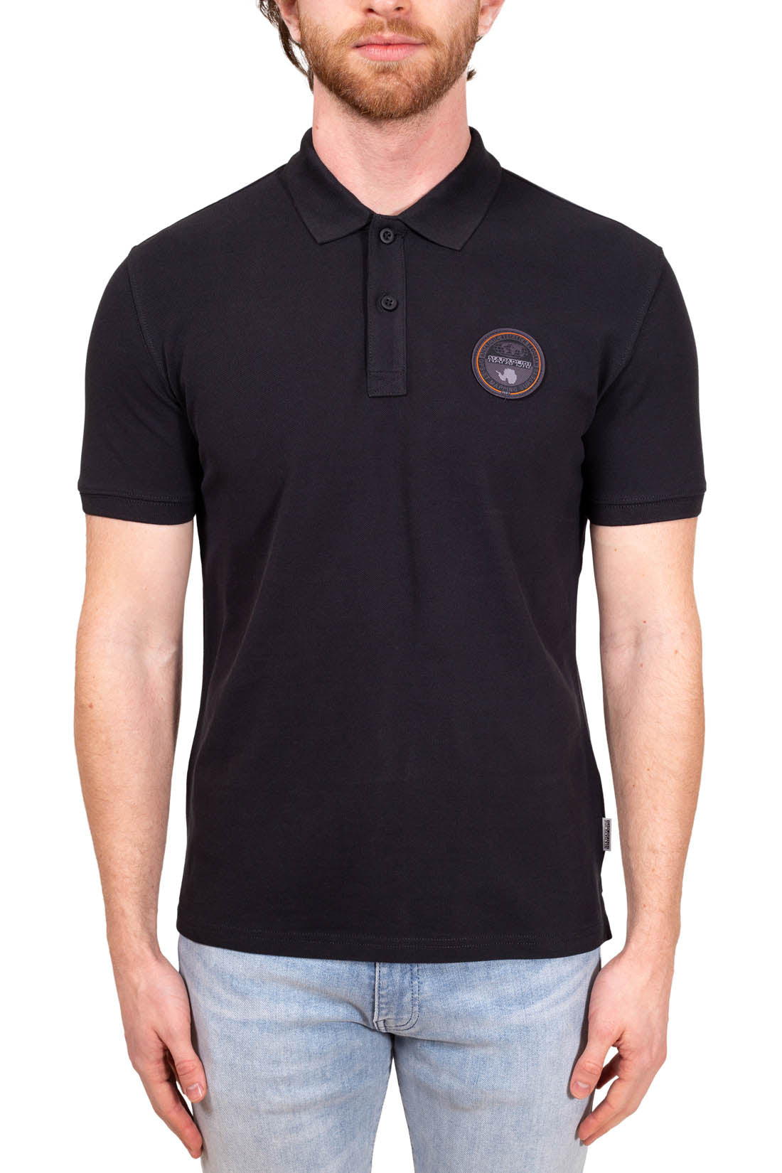 NAPAPIJRI - Men's badge polo shirt - Size S-5