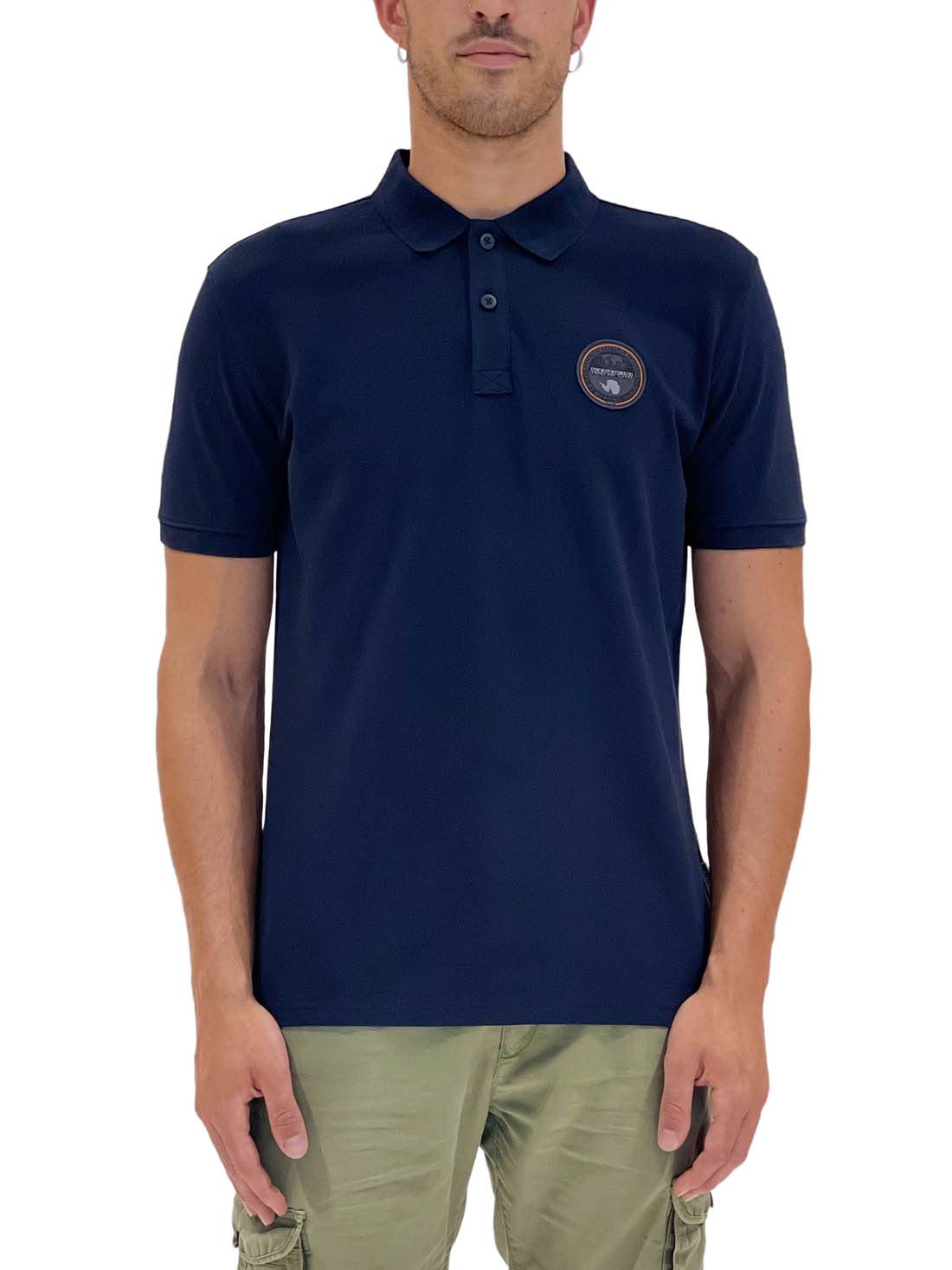 NAPAPIJRI - Men's badge polo shirt - Size S-17