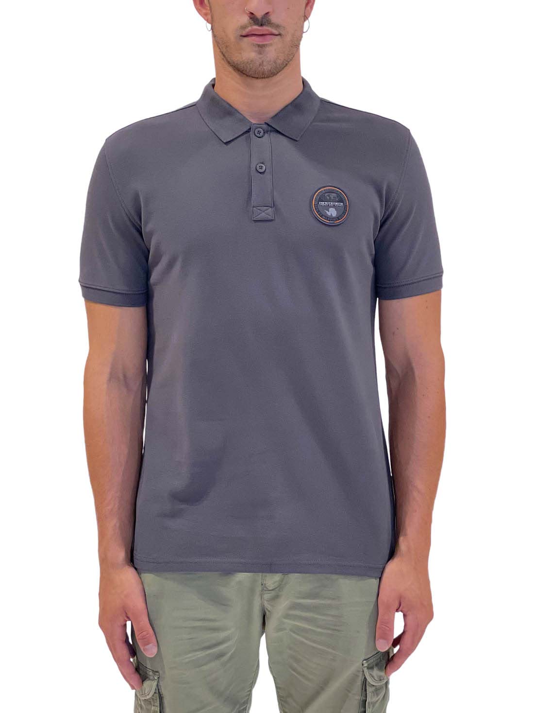 NAPAPIJRI - Men's badge polo shirt - Size S-21