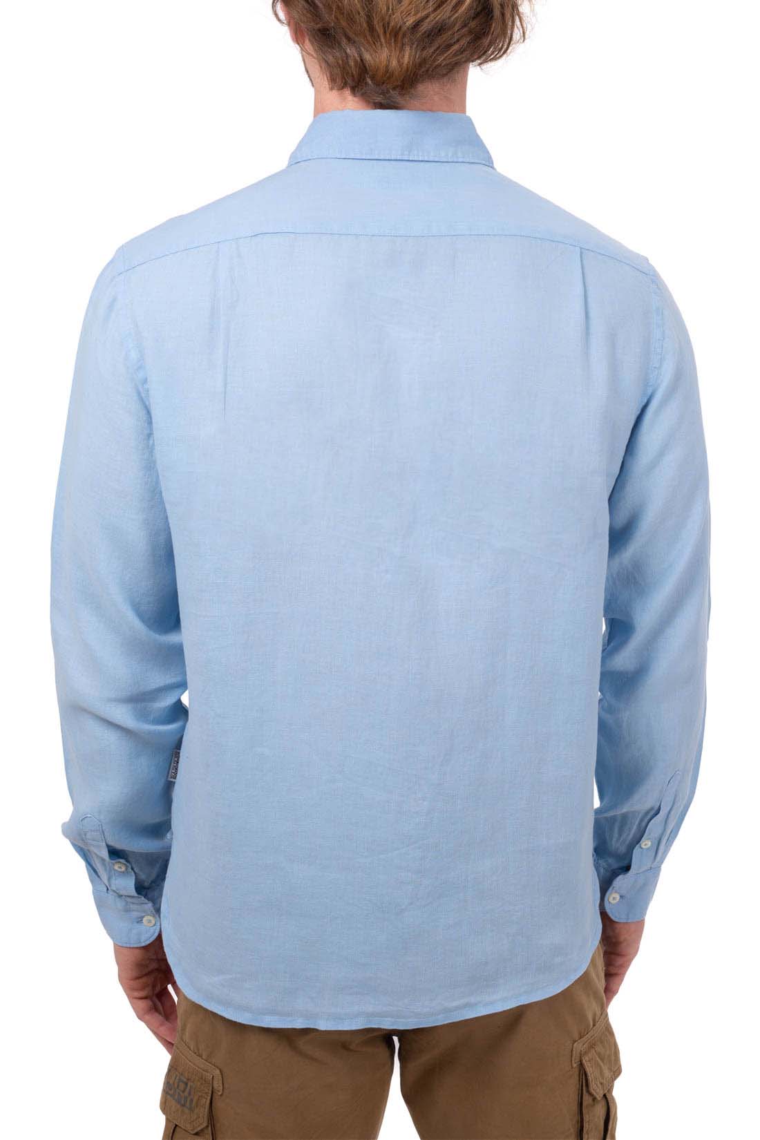 NAPAPIJRI - Men's linen Gilbert shirt  - Size 3XL-21