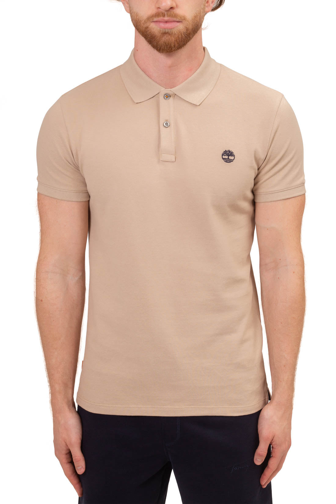 TIMBERLAND - Men's slim polo shirt with logo  - Size S-1