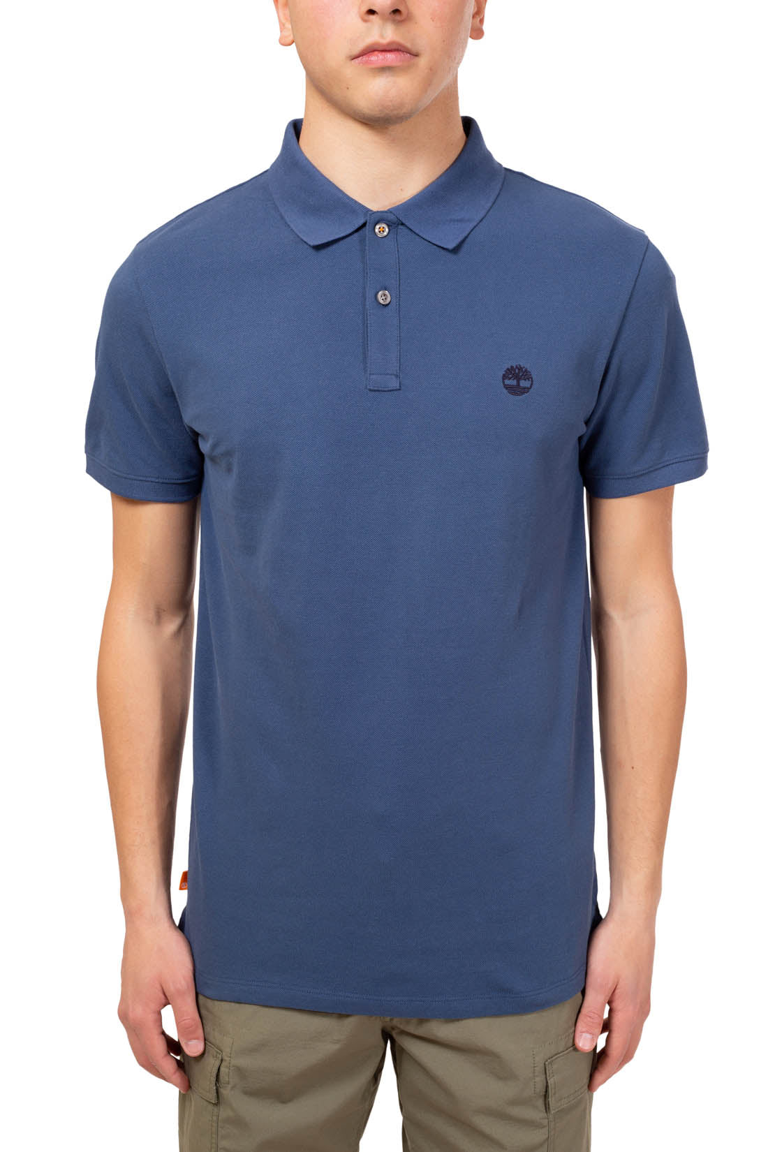 TIMBERLAND - Men's slim logo polo shirt  - Size XL-7