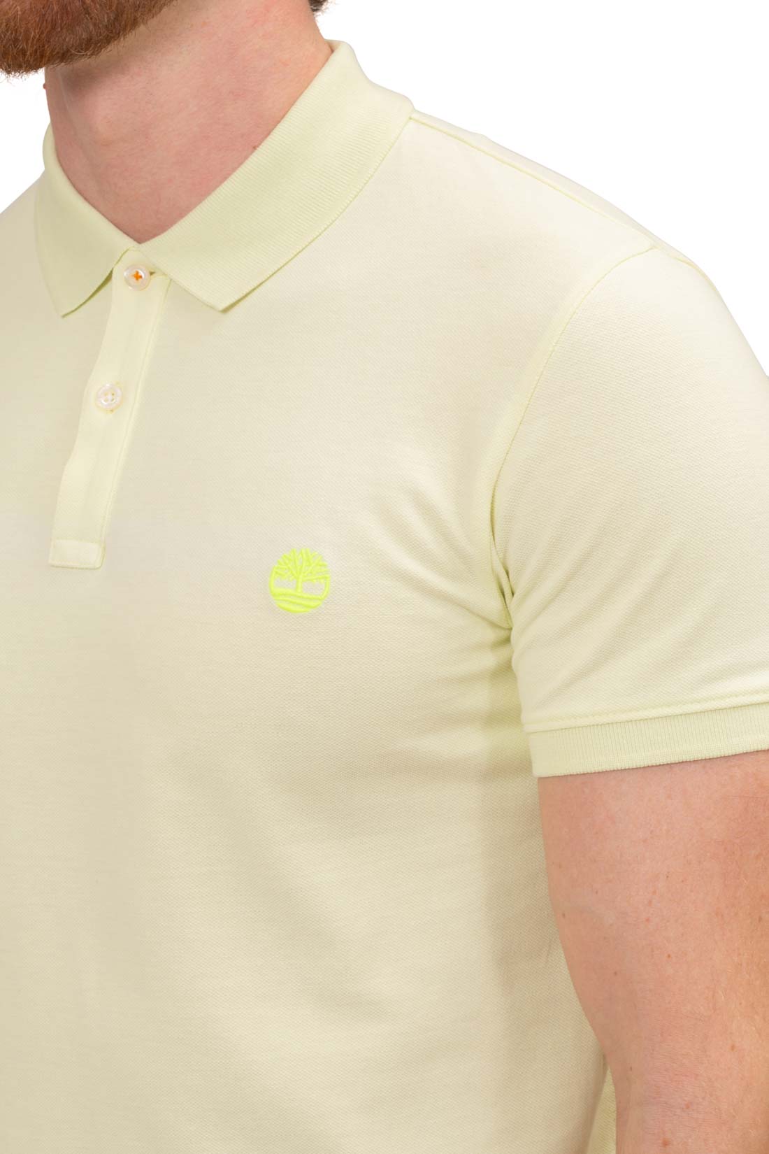 TIMBERLAND - Men's slim polo shirt with logo  - Size S-17
