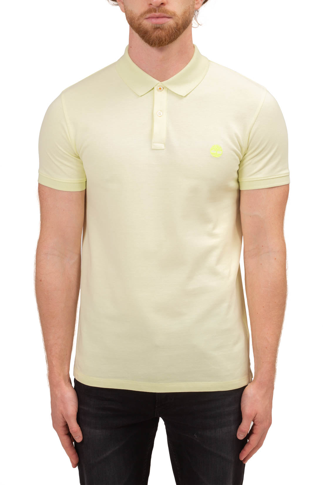 TIMBERLAND - Men's slim polo shirt with logo  - Size S-10
